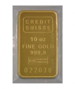 Credit Suisse Gold Bar 10 oz