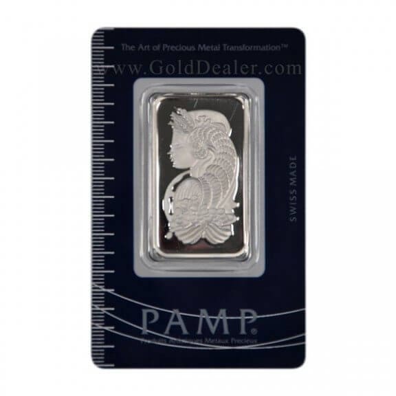 PAMP Suisse Platinum Bar 1 oz