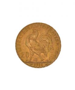 French 20 Franc Rooster