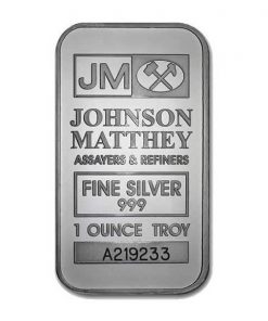 Johnson Matthey 1 oz Silver Bar