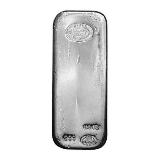 Asahi 100 oz Silver Bar