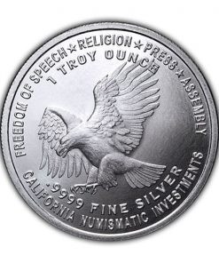 1 oz Silver Round American Freedom